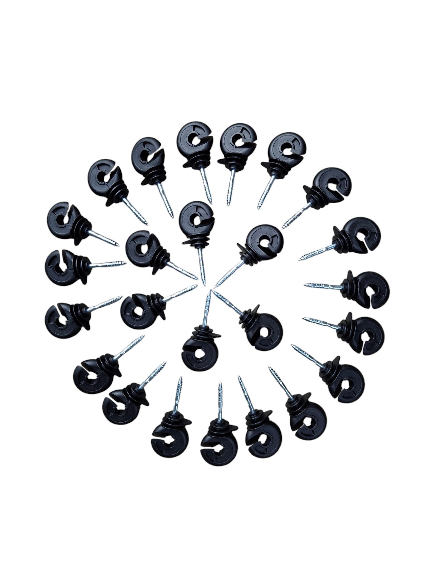 Facsavaros villanypásztor szigetelő vezetékhez - 25 db