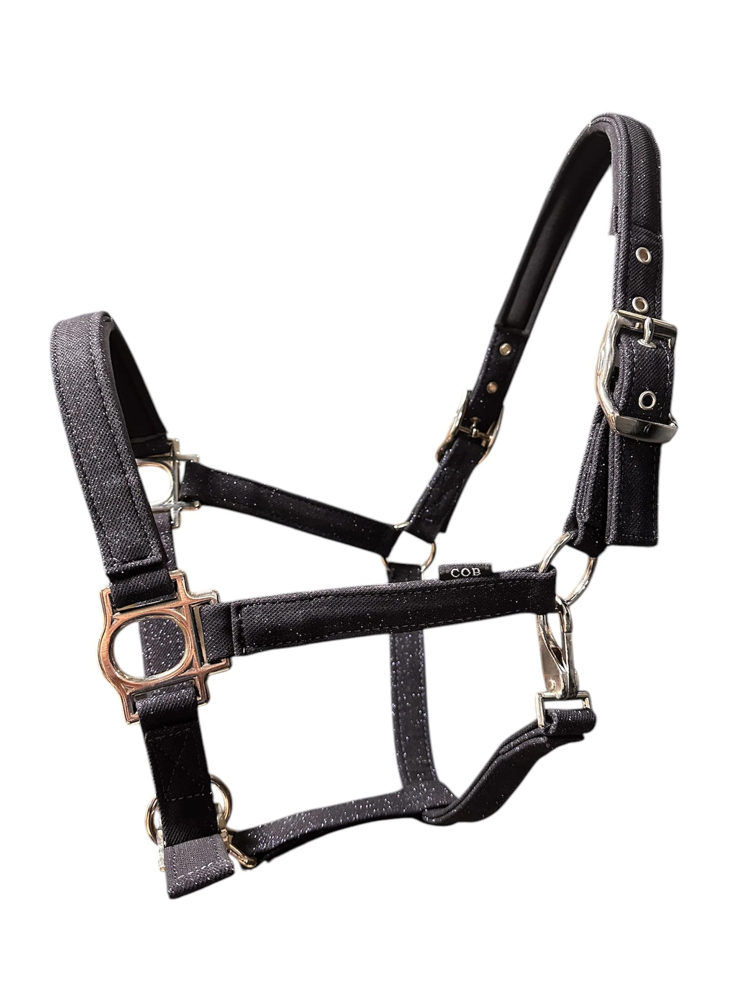 Csillogós (glitteres) bélelt kötőfék