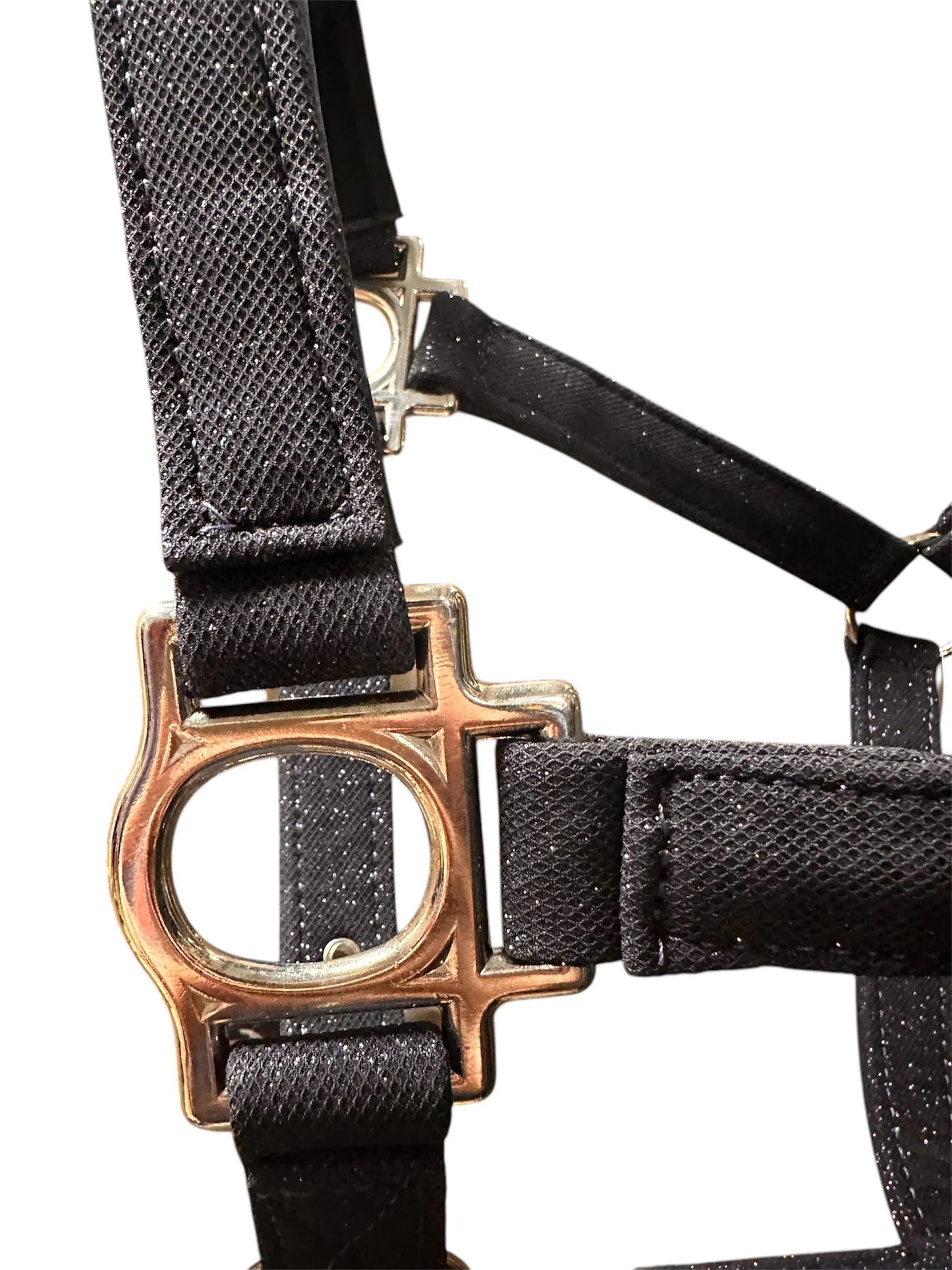 Csillogós (glitteres) bélelt kötőfék