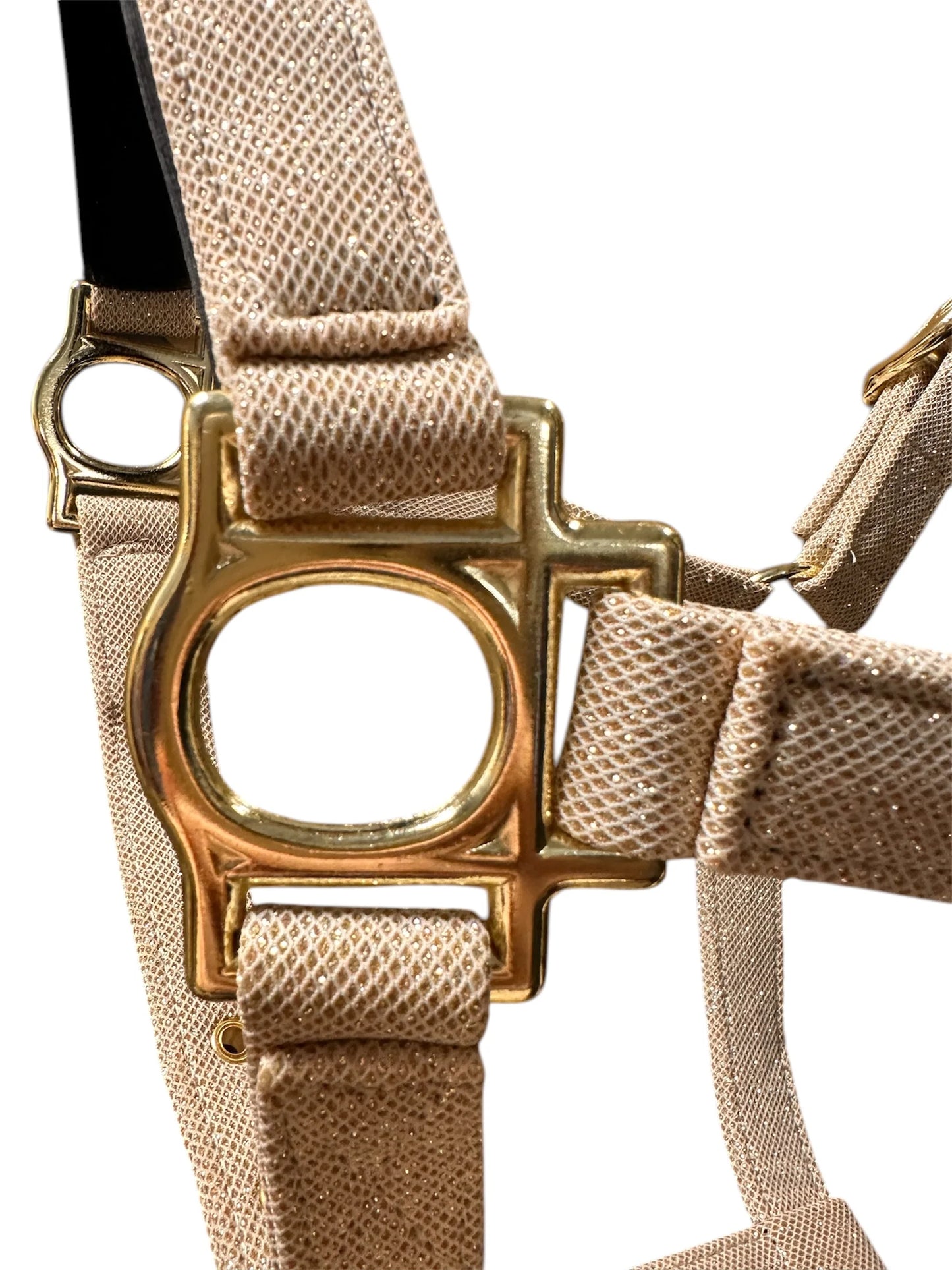 Csillogós (glitteres) bélelt kötőfék